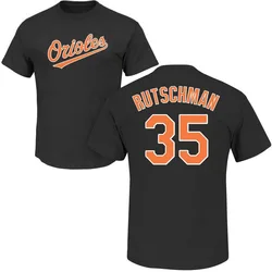 Adley Rutschman Baltimore Orioles Youth Black Roster Name & Number T-Shirt -