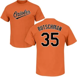 Adley Rutschman Baltimore Orioles Youth Orange Roster Name & Number T-Shirt -