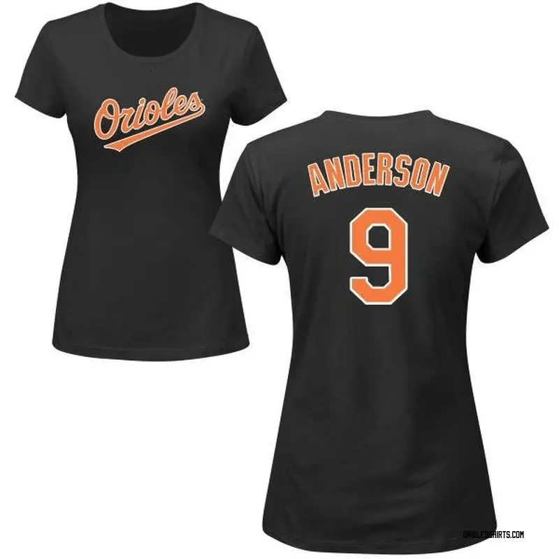 Brady Anderson Baltimore Orioles Women's Black Roster Name