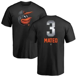 Jorge Mateo Baltimore Orioles Youth Black Midnight Mascot T-Shirt -
