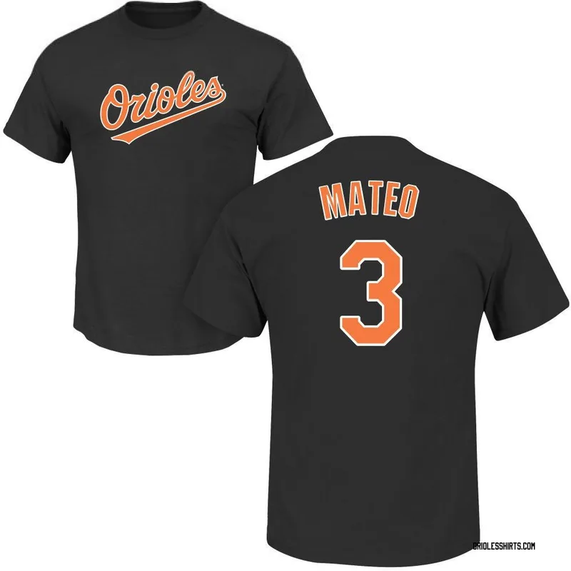 Jorge Mateo Baltimore Orioles Youth Black Roster Name & Number T-Shirt -