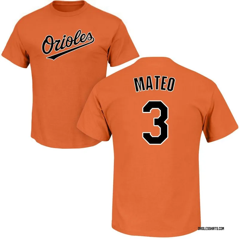 Jorge Mateo Baltimore Orioles Youth Orange Roster Name & Number T-Shirt -