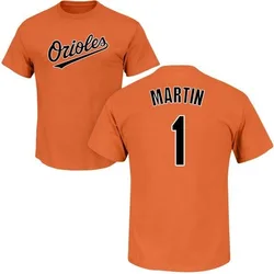 Richie Martin Baltimore Orioles Youth Orange Roster Name & Number T-Shirt -